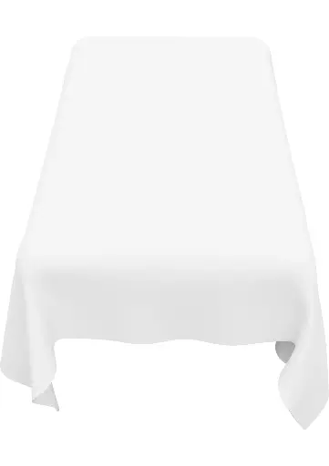 Tischdecke rechteckig 130x220 cm weiss